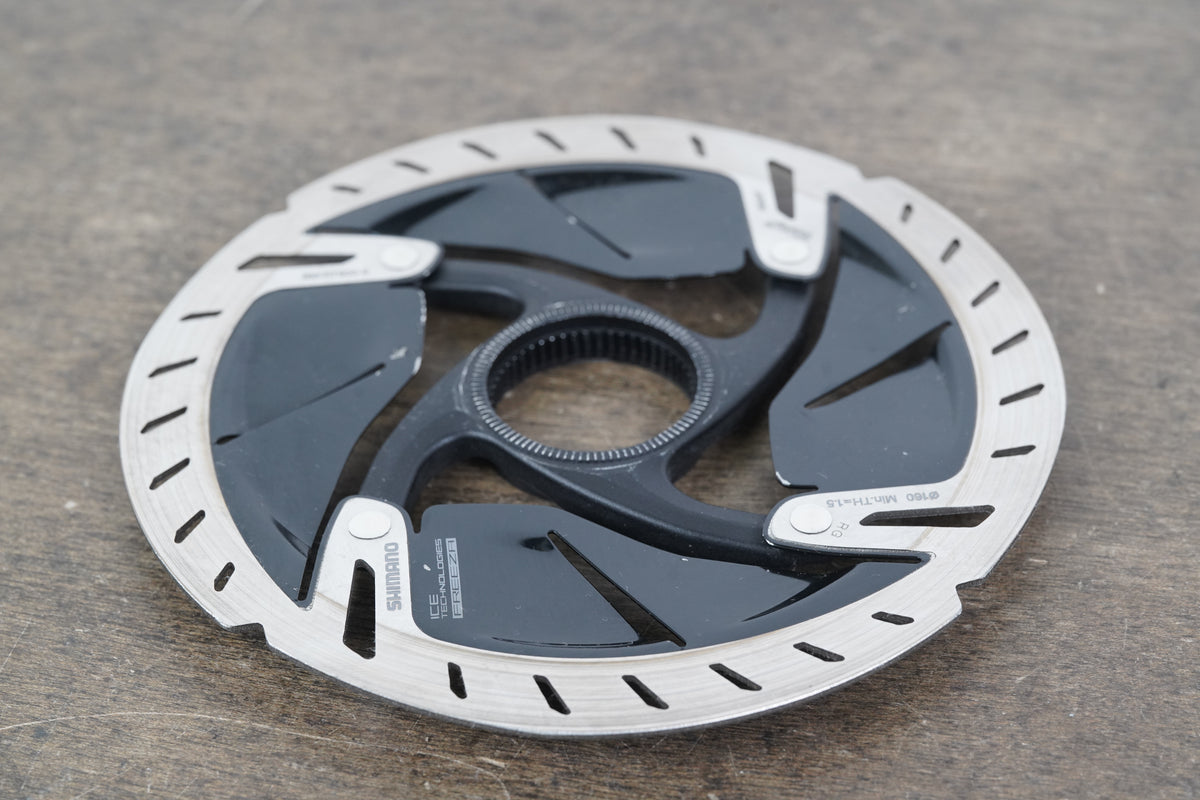 (2) 160mm Shimano Dura-Ace SM-RT900-S Center Lock Disc Brake Rotors 225g