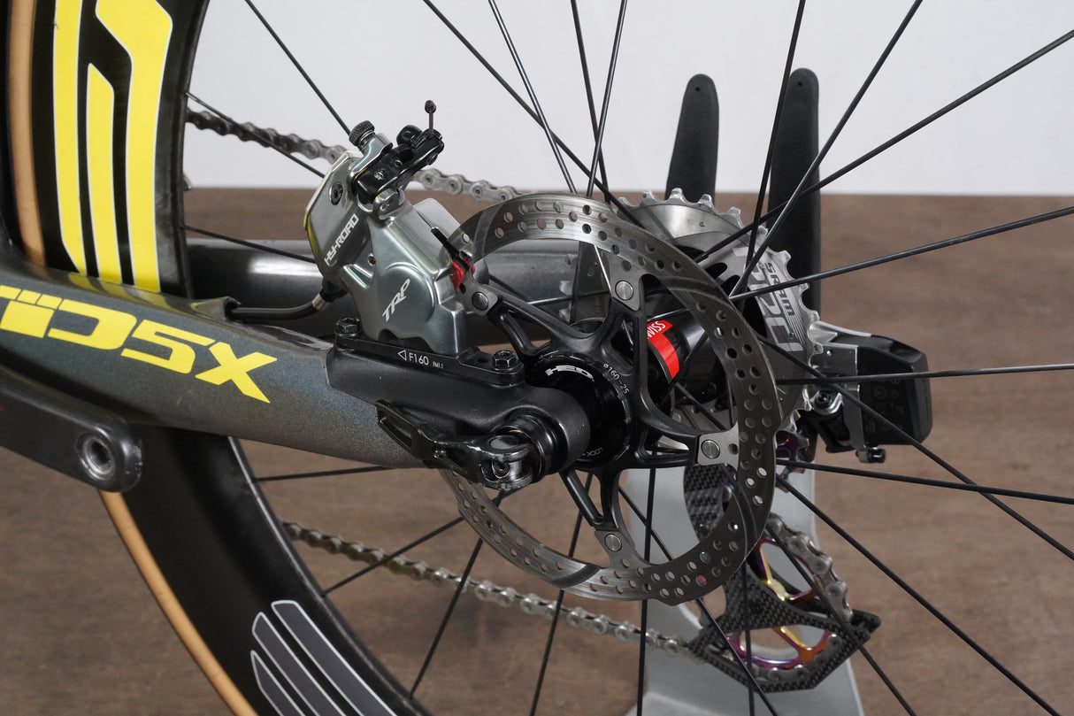 56cm Cervelo P5X SRAM Red eTap OSPW Mechanical Disc Brake Carbon TT Triathlon Bike