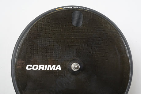 Corima Disc Tubular Carbon Track Wheelset + Wheel Bags Fixed Gear