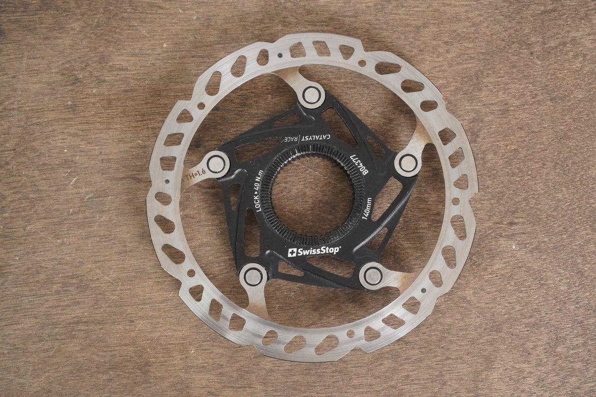 (2) 140mm SwissStop Catalyst Race Center Lock Disc Brake Rotors