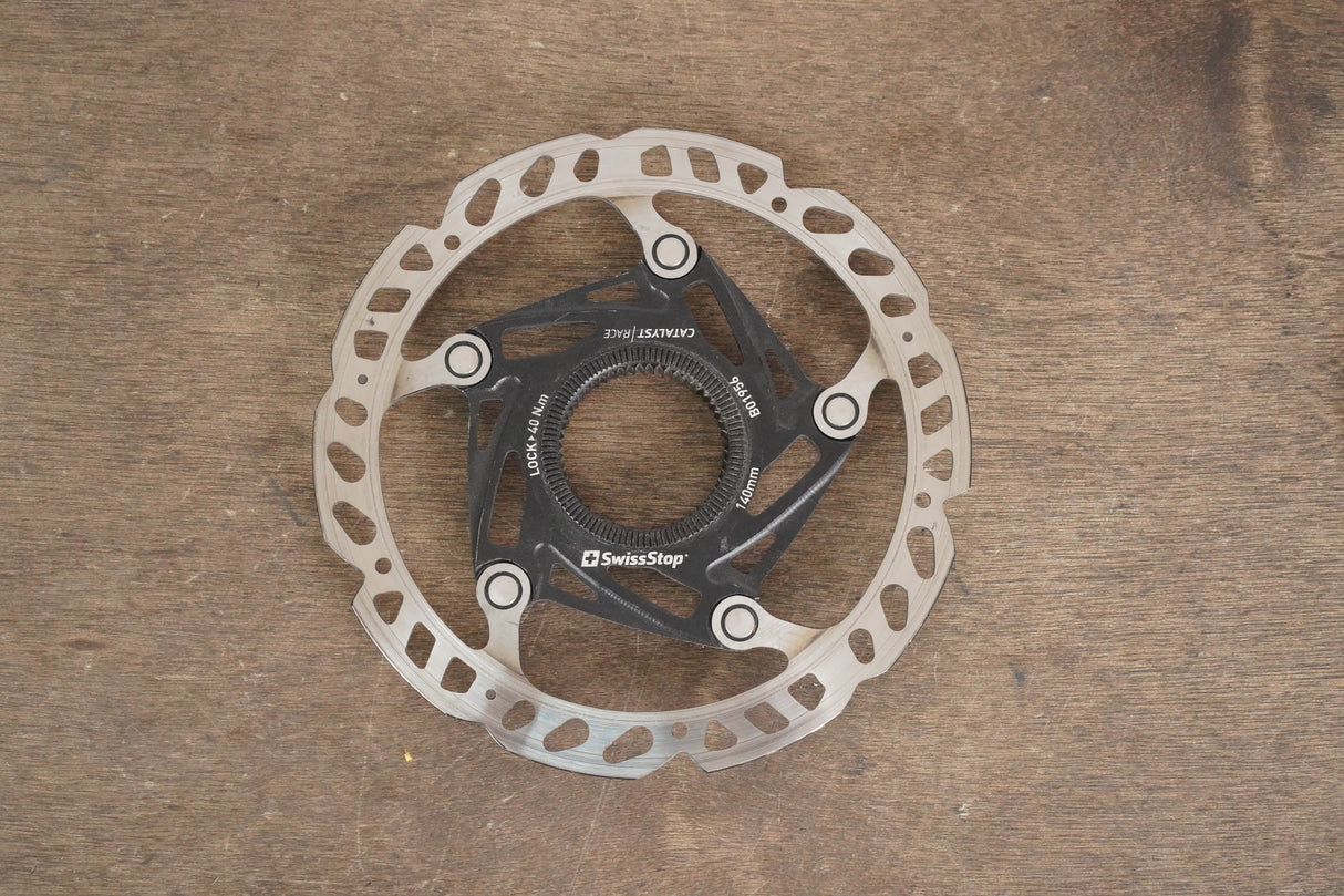 (2) 140mm SwissStop Catalyst Race Center Lock Disc Brake Rotors