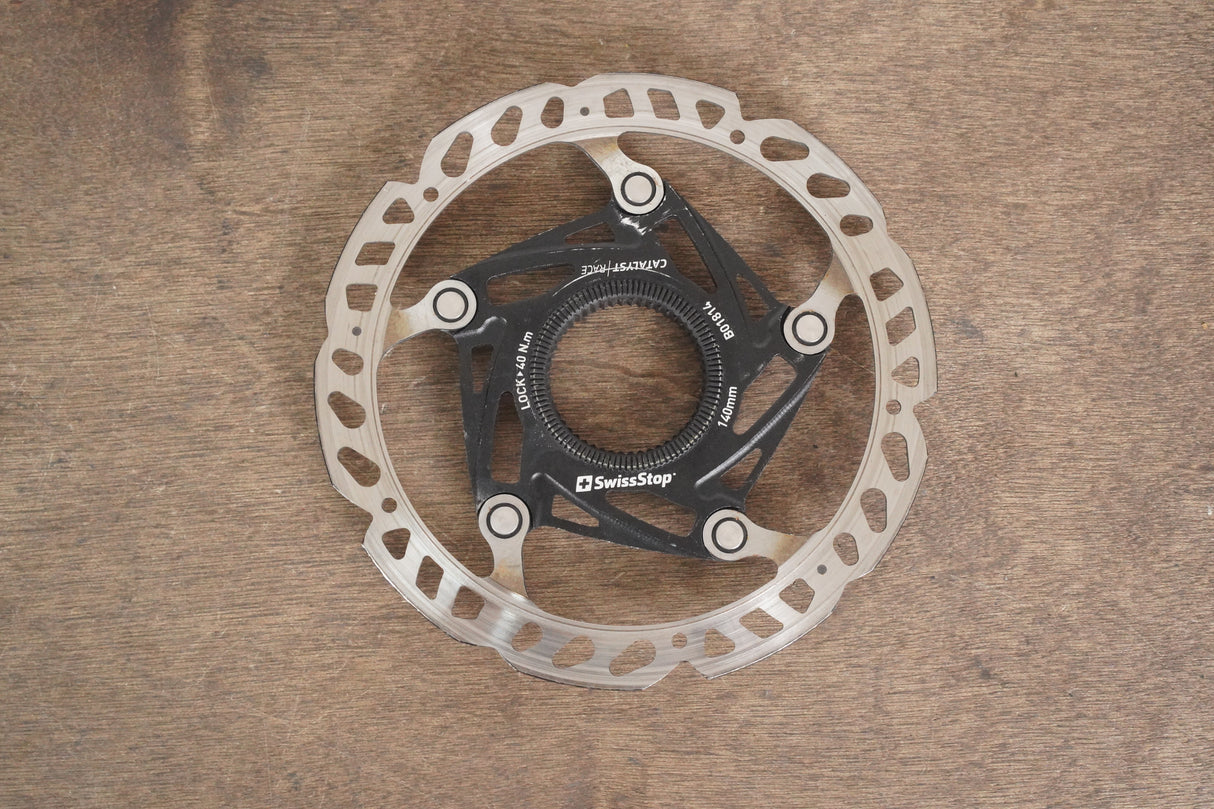 (2) 140mm SwissStop Catalyst Race Center Lock Disc Brake Rotors