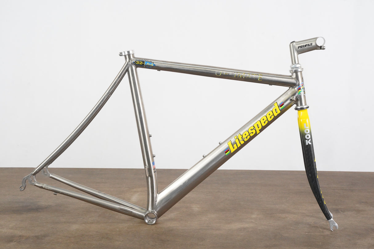 51cm Litespeed Ultimate Titanium Rim Brake Frameset