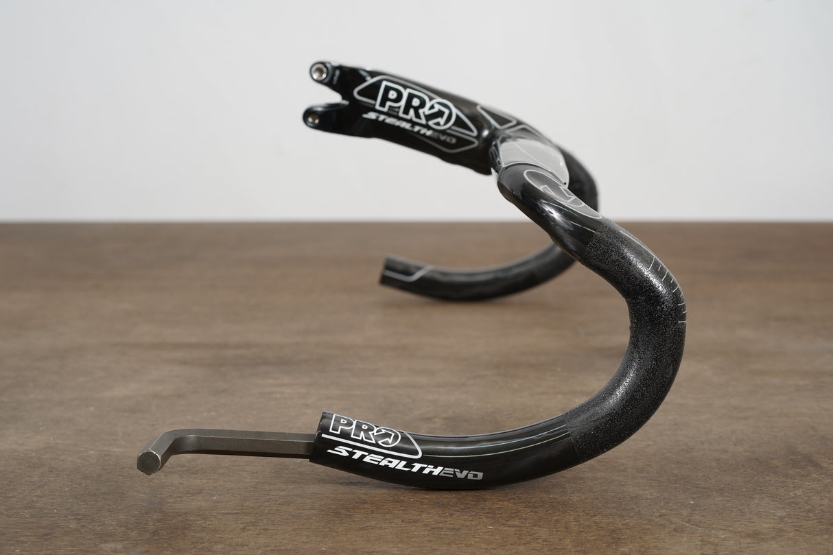 44cm 110mm PRO Stealth EVO Carbon Compact Barstem 1 1/8"