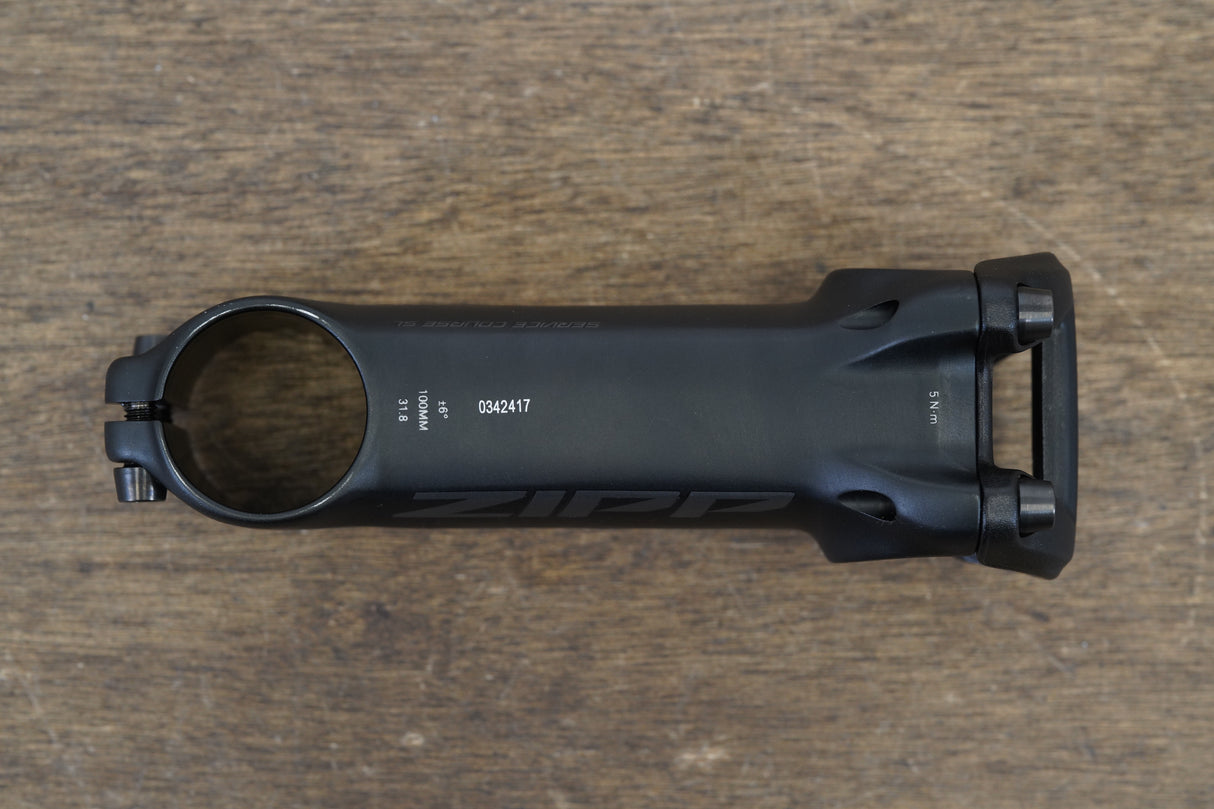 Zipp Service Course SL 100mm ±6 Degree Alloy Stem 137g 1 1/8" 31.8mm
