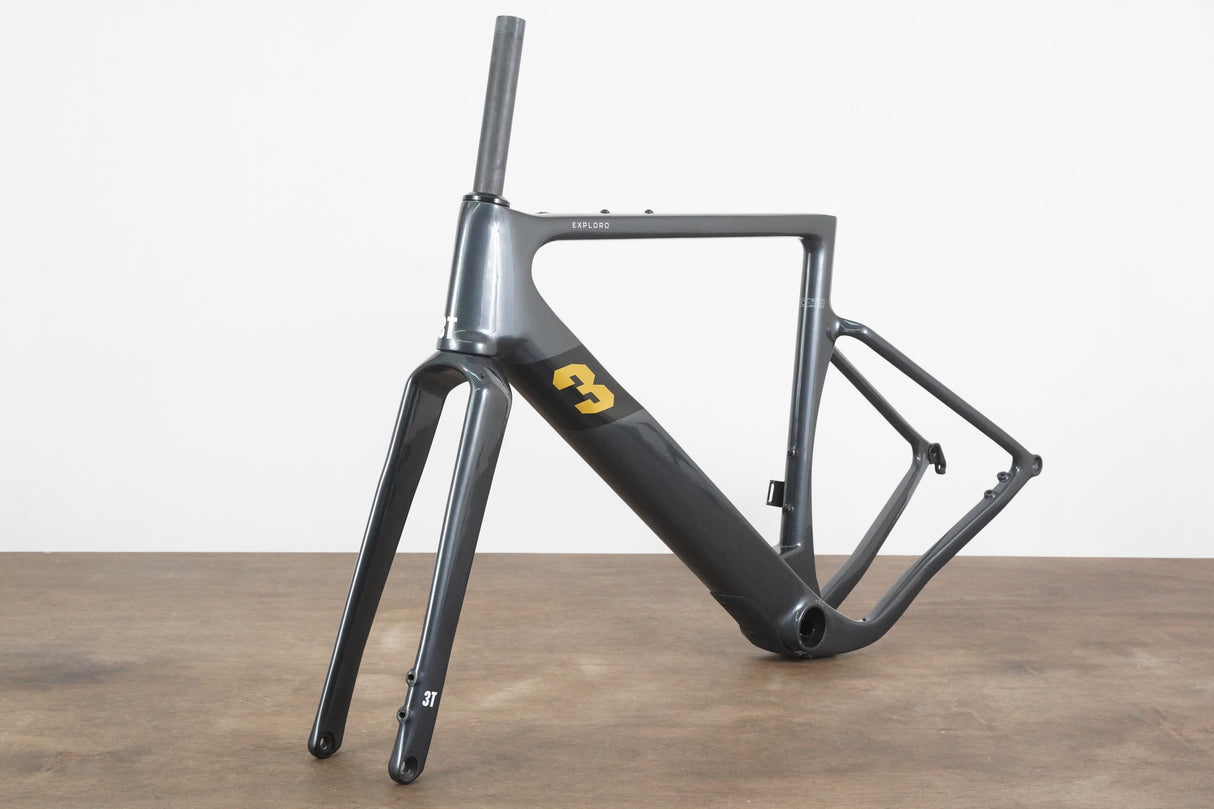 NEW 51cm 3T Exploro Ultra Di2 Carbon Disc Brake Gravel Frameset