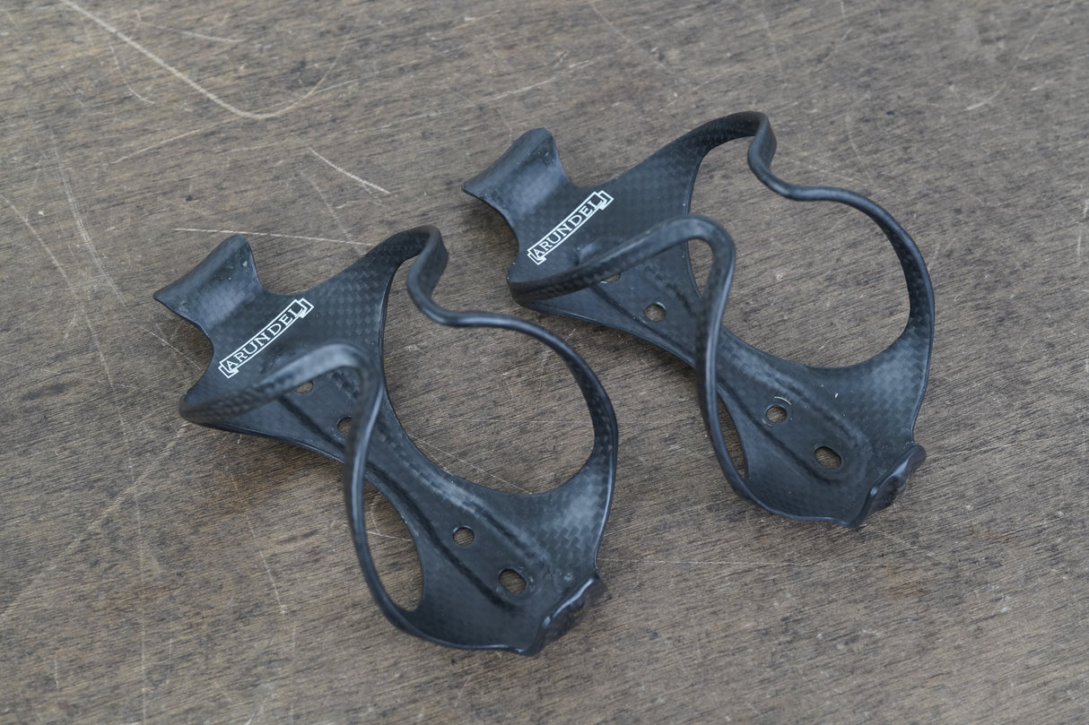 (2) Arundel Mandible Carbon Water Bottle Cages 51g