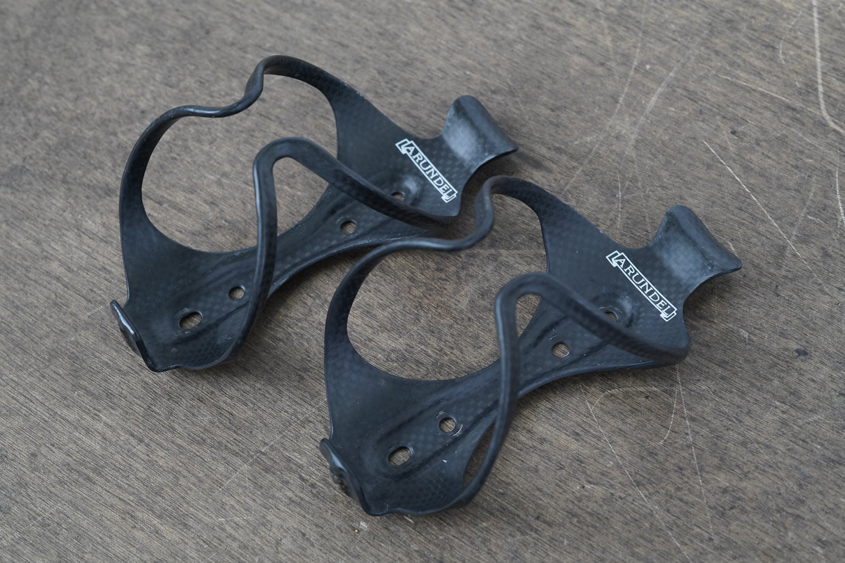 (2) Arundel Mandible Carbon Water Bottle Cages 51g