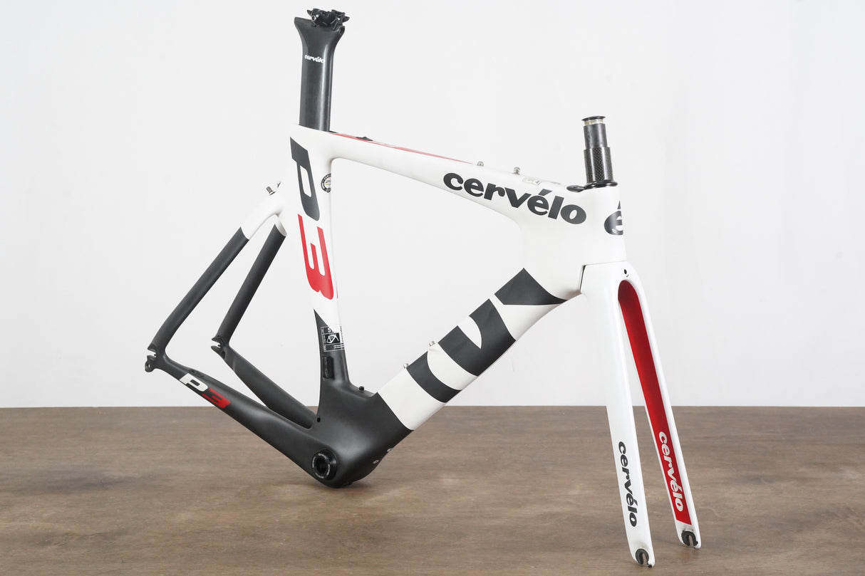 51cm Cervelo P3 Carbon Aero Rim Brake TT Triathlon Frameset