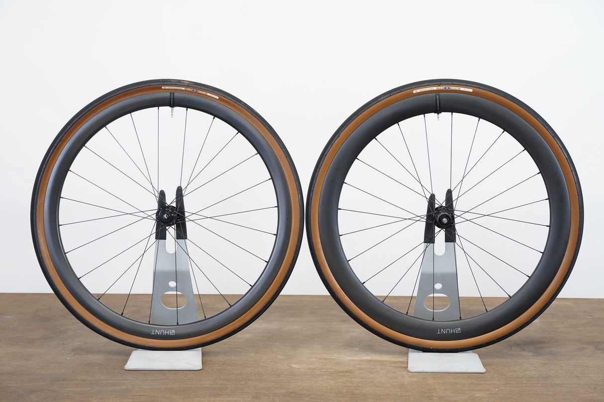 Hunt 35/50 Carbon Tubeless Clincher Disc Brake Wheelset Shimano/SRAM 11 Speed