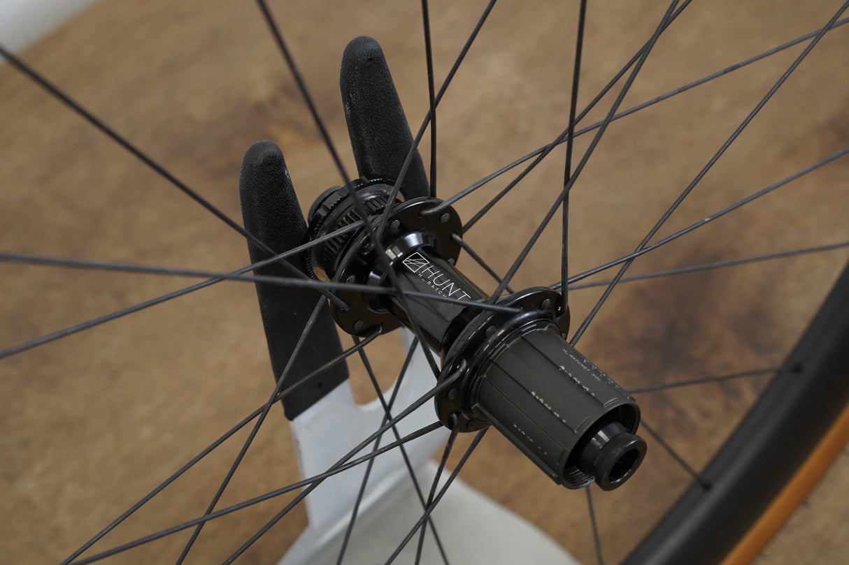 Hunt 35/50 Carbon Tubeless Clincher Disc Brake Wheelset Shimano/SRAM 11 Speed