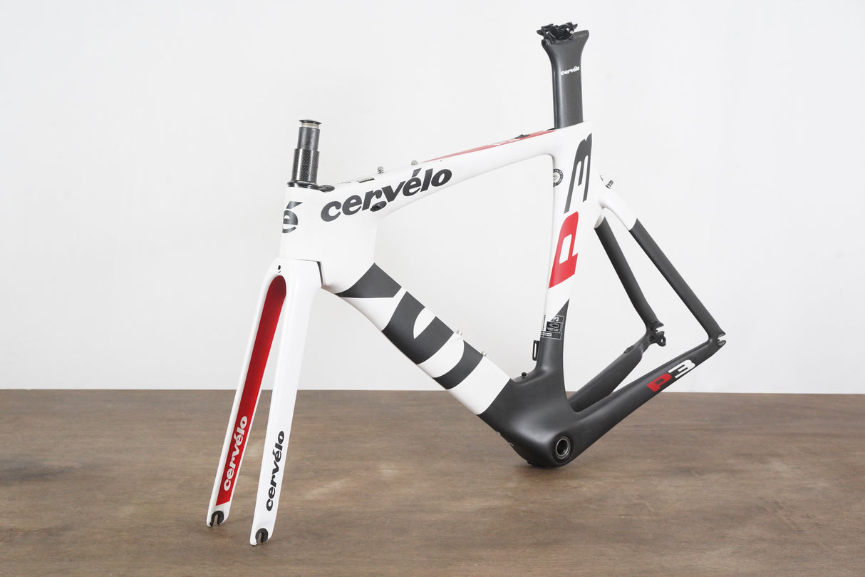 51cm Cervelo P3 Carbon Aero Rim Brake TT Triathlon Frameset