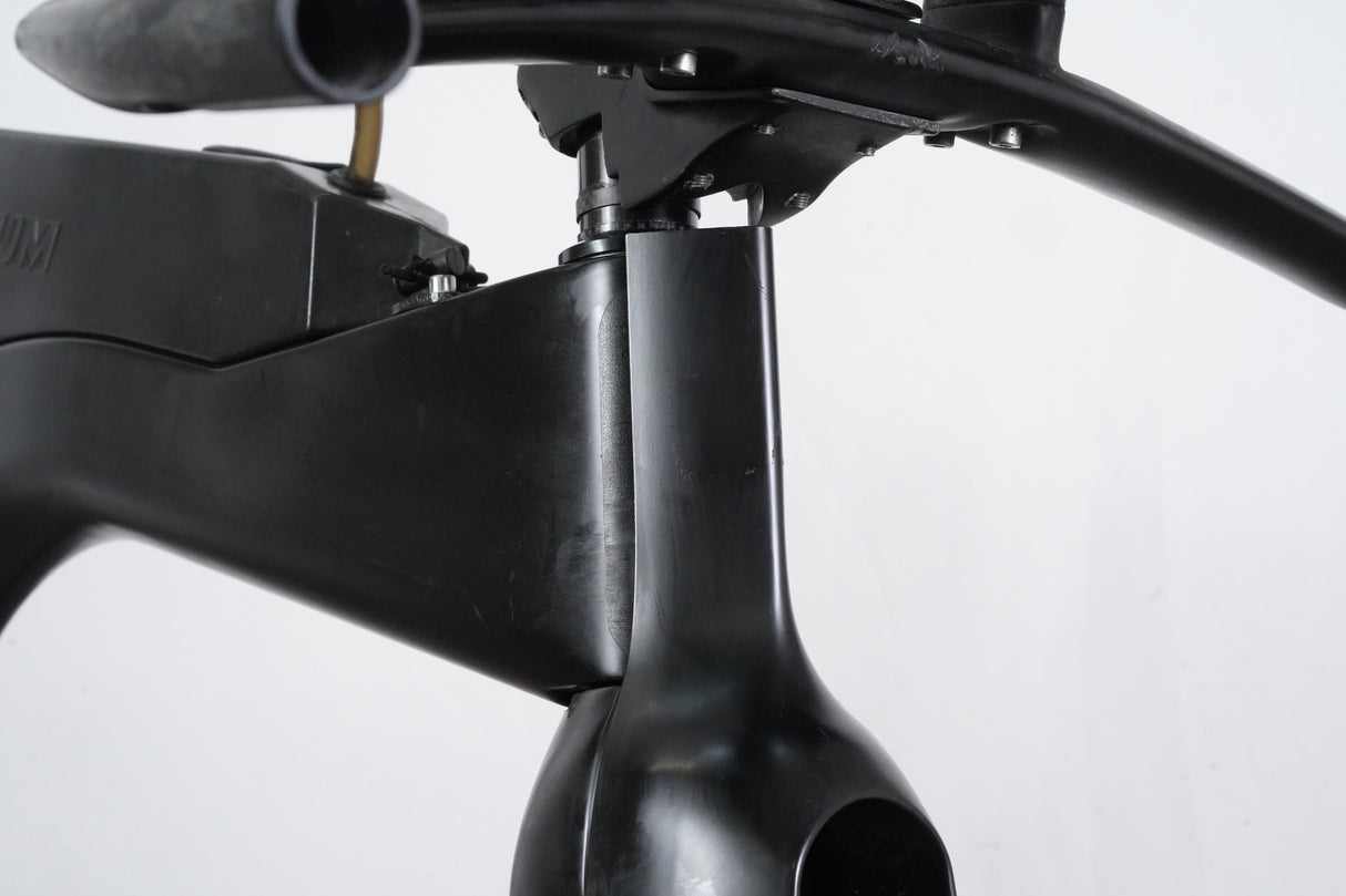 54cm Ventum One Carbon Aero TT Triathlon Rim Brake Frameset + Handlebar