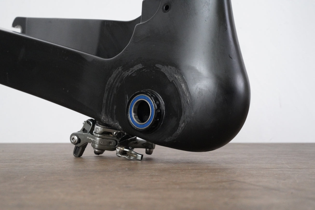 54cm Ventum One Carbon Aero TT Triathlon Rim Brake Frameset + Handlebar