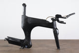 54cm Ventum One Carbon Aero TT Triathlon Rim Brake Frameset + Handlebar