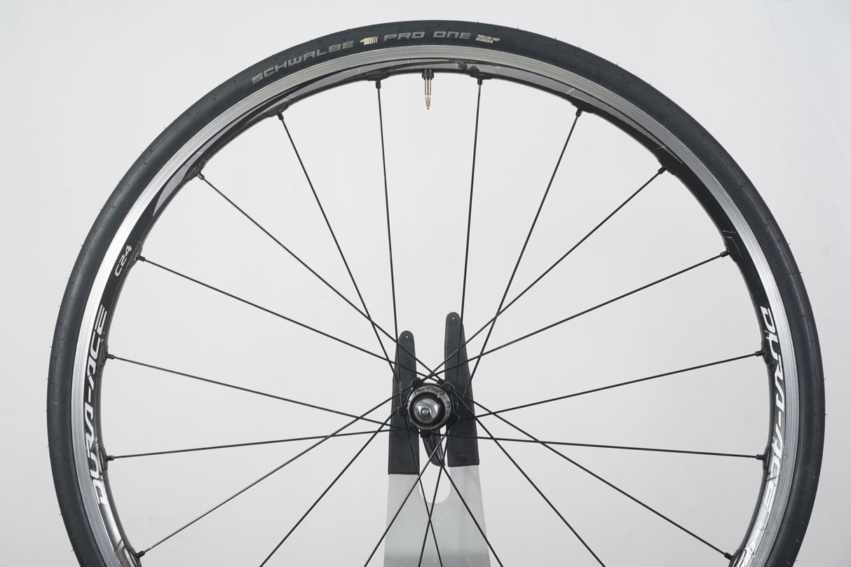 Shimano Dura-Ace WH-9000 C24 Carbon Clincher Rim Brake Wheelset 11 Speed
