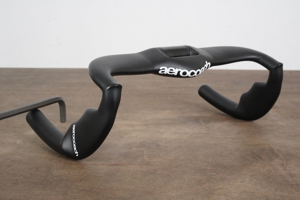 38cm AeroCoach Lann Carbon Track Handlebar 31.8mm