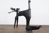 54cm Ventum One Carbon Aero TT Triathlon Rim Brake Frameset + Handlebar
