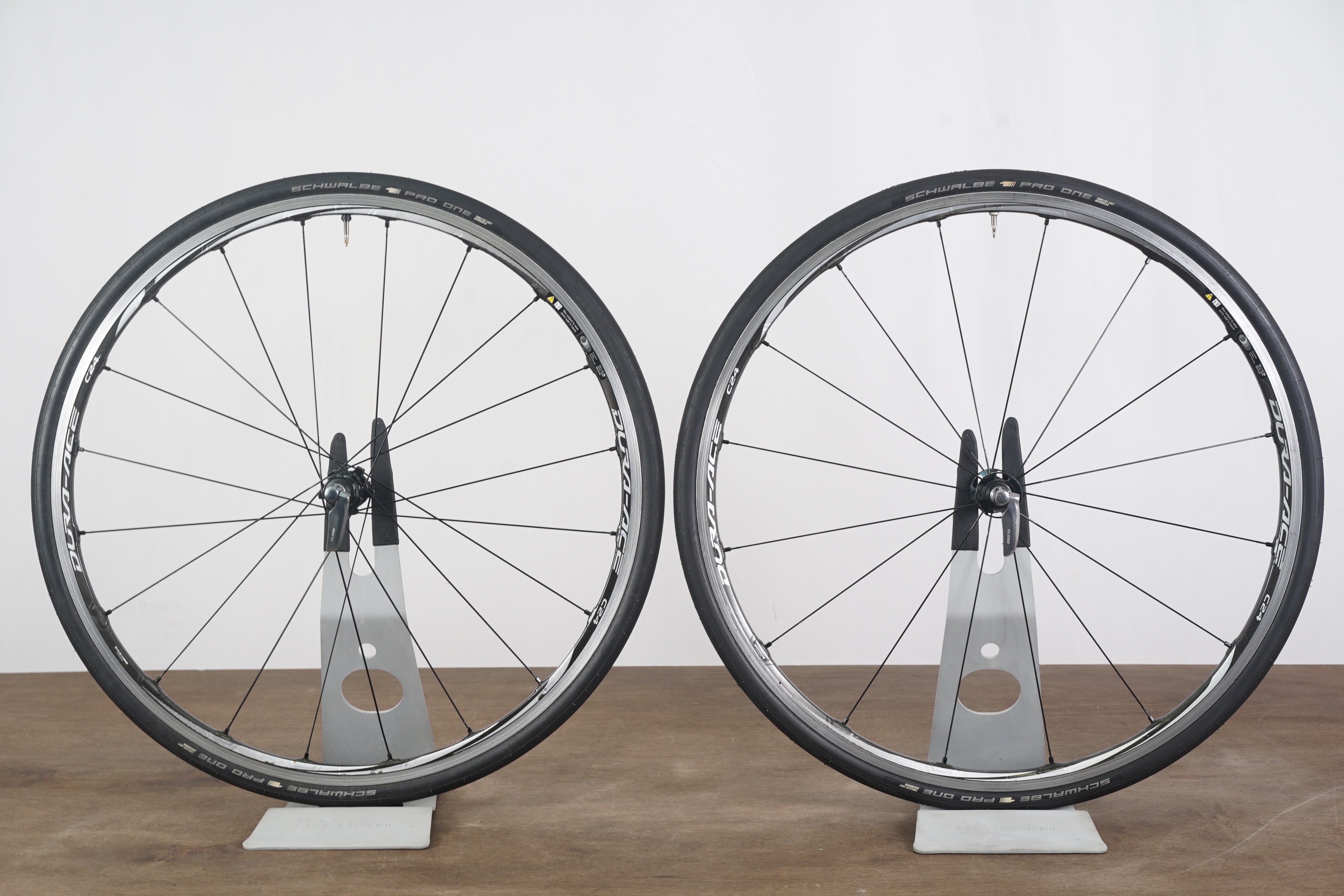 Shimano Dura-Ace WH-9000 C24 Carbon Clincher Rim Brake Wheelset 11