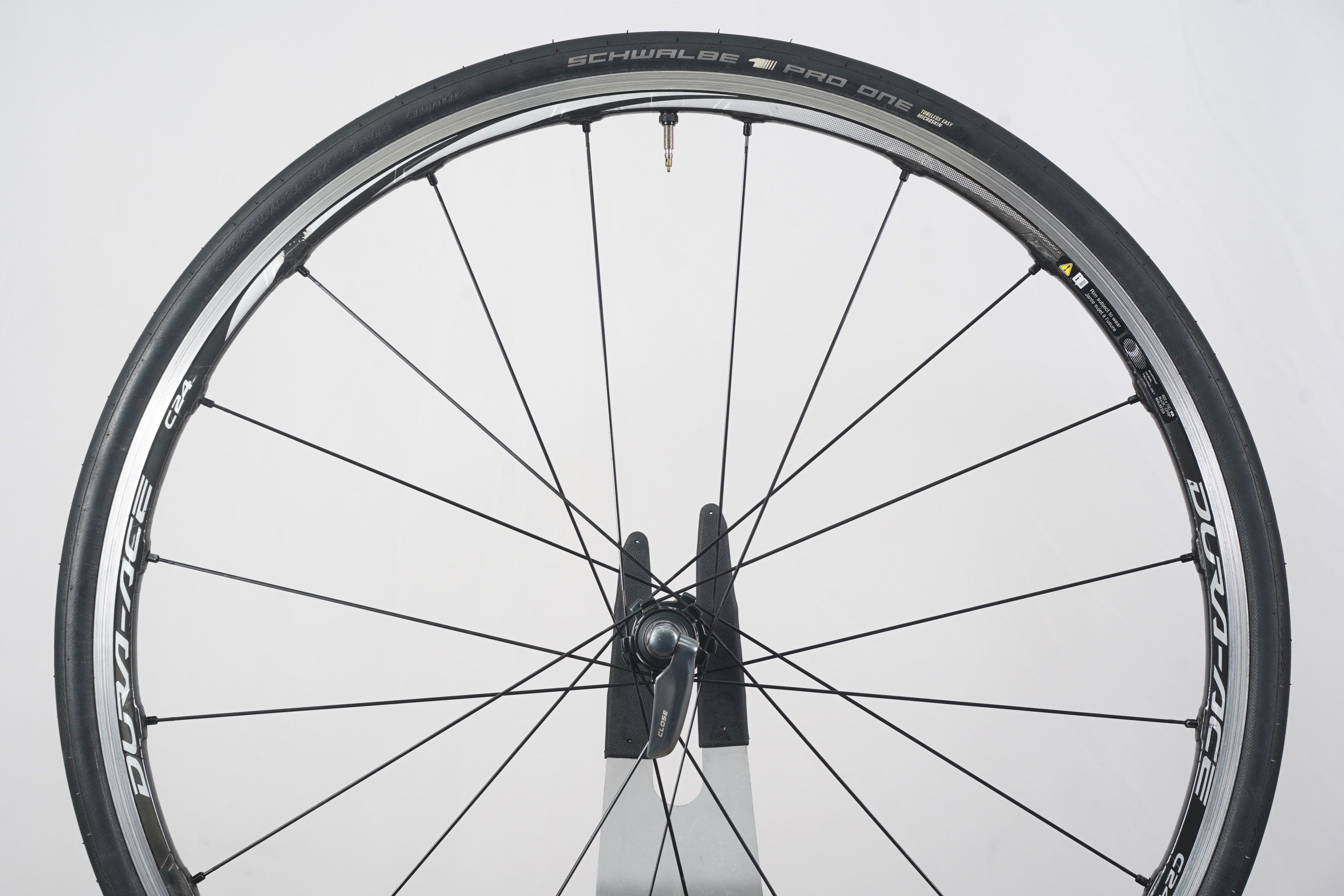 Shimano Dura-Ace WH-9000 C24 Carbon Clincher Rim Brake Wheelset 11