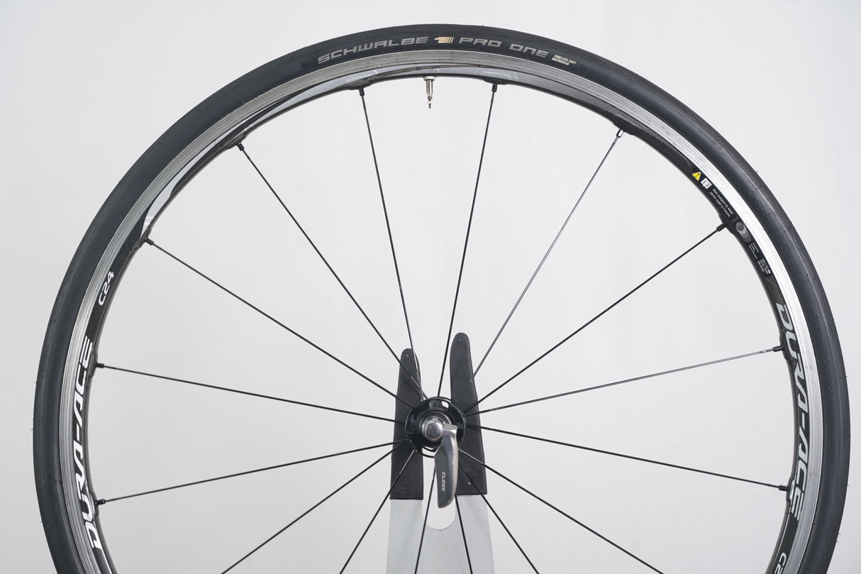 Shimano Dura-Ace WH-9000 C24 Carbon Clincher Rim Brake Wheelset 11 Speed