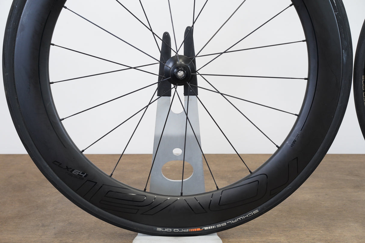 Roval CLX 64 Carbon Tubeless Clincher Disc Brake Wheelset Shimano/SRAM 11 Speed