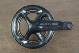 172.5mm 53/39T Shimano Dura-Ace FC-R9100 11 Speed Crankset 9100 634g