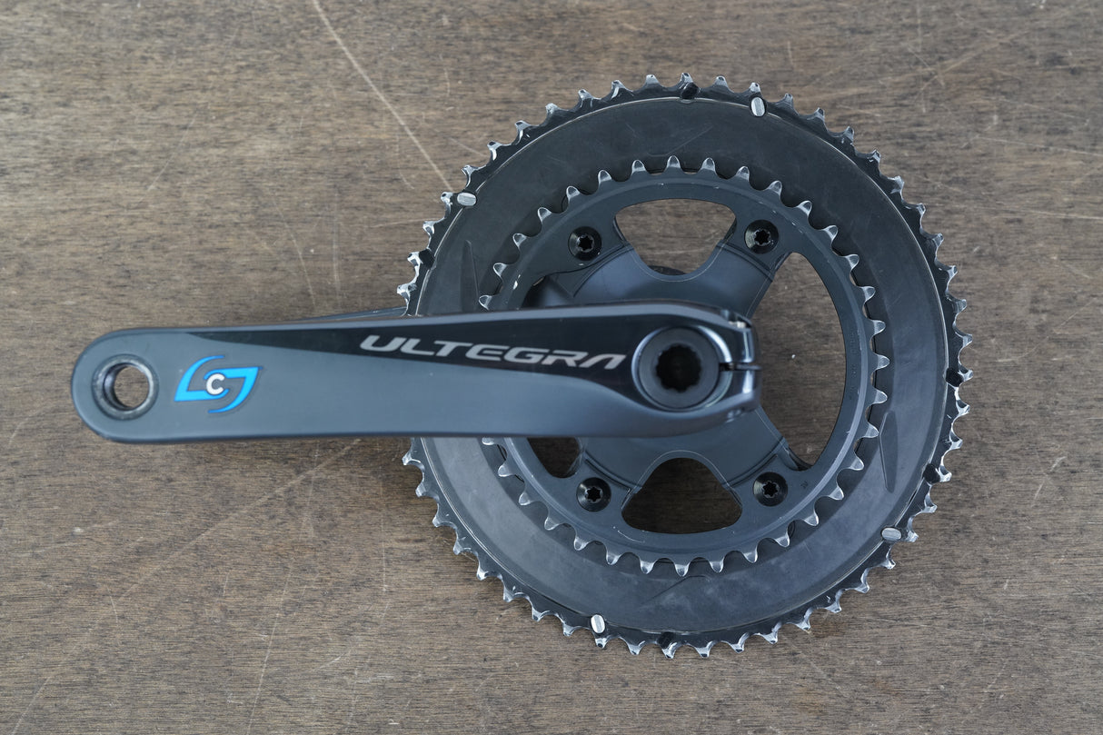 172.5mm 52/36T Shimano Ultegra FC-R8000 Stages Power Meter Crankset 8000 702g