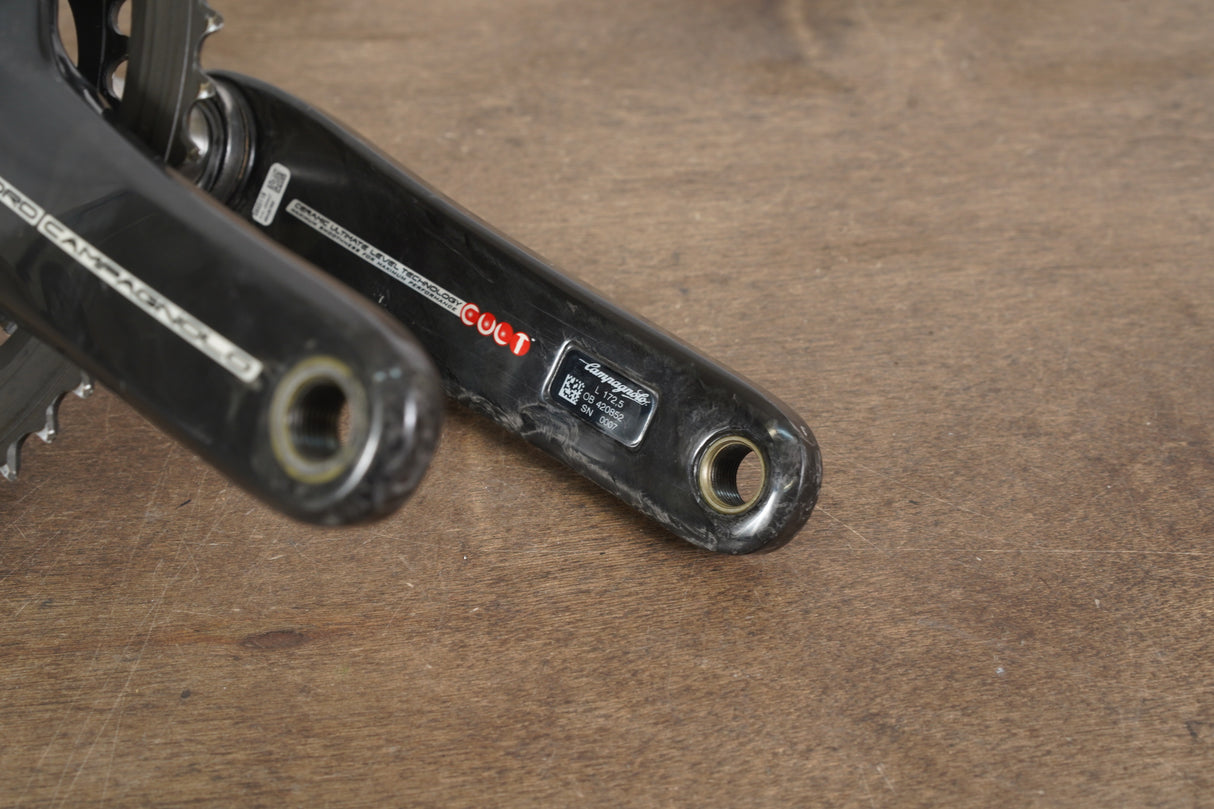 172.5mm 50/34T Campagnolo Super Record 11 Speed Carbon Crankset