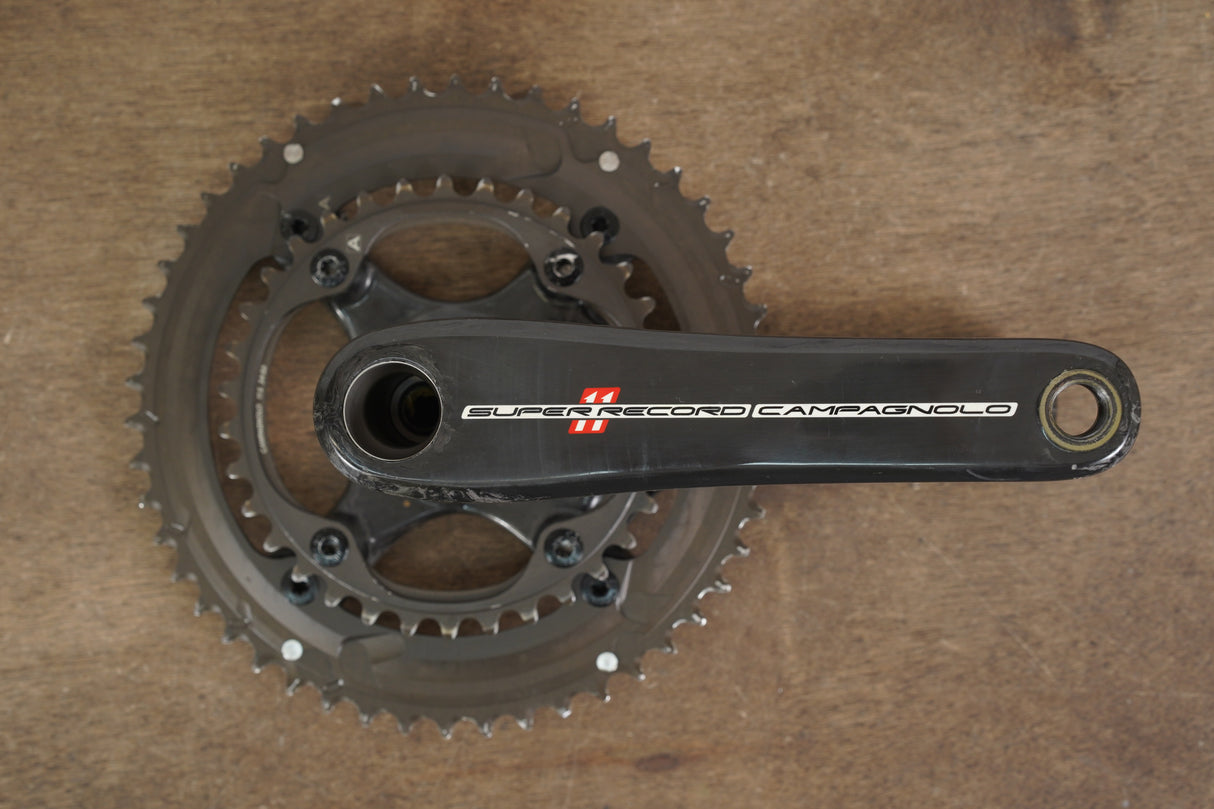 172.5mm 50/34T Campagnolo Super Record 11 Speed Carbon Crankset
