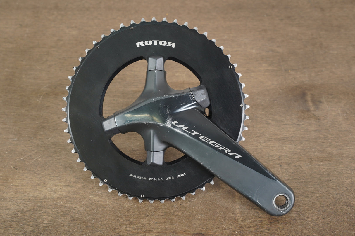 DS 175mm 53/39T Shimano Ultegra FC-R8000 Rotor 11 Speed Crankarm 8000