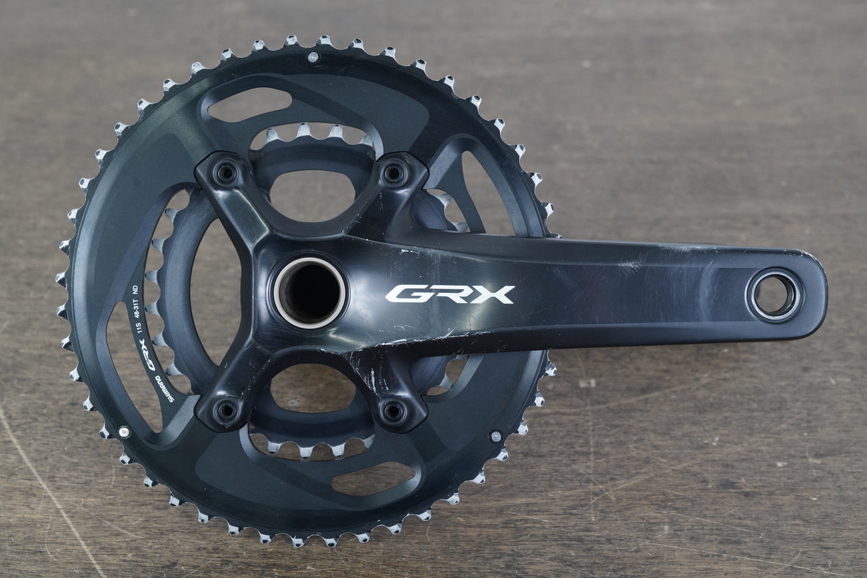 172.5mm 48/31T Shimano GRX FC-RX810 11 Speed Gravel Crankset 737g