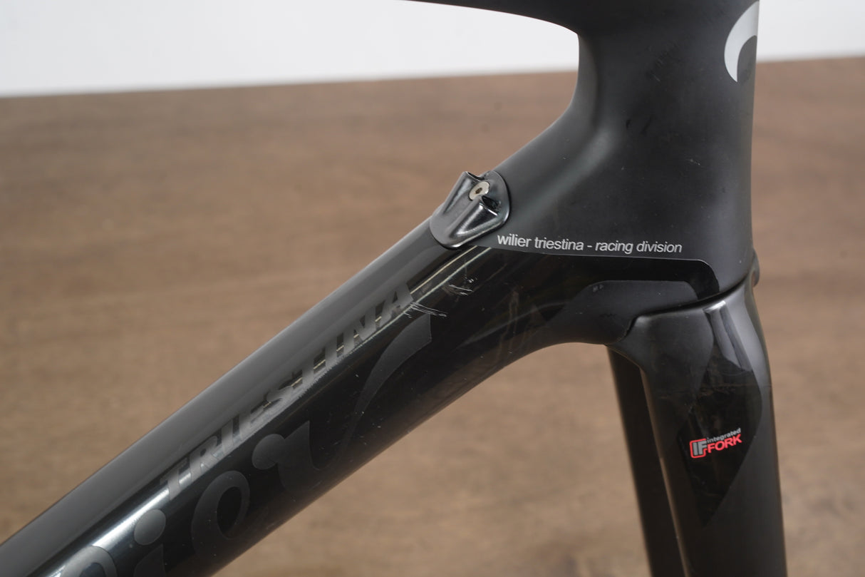 L (Large) Wilier Triestina Zero 7 Carbon Rim Brake Road Frameset Zero.7