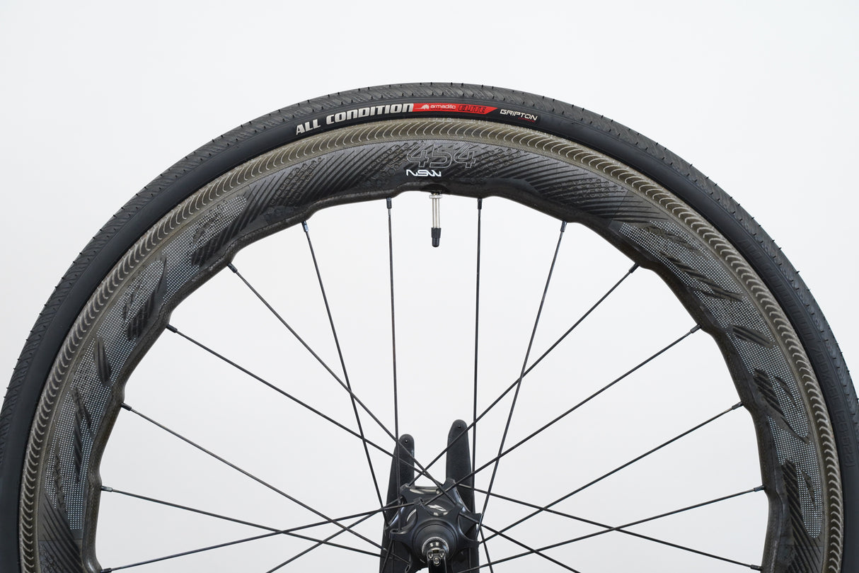 Zipp 454 NSW Cognition Carbon Tubeless Clincher Rim Brake Wheelset 11 Speed