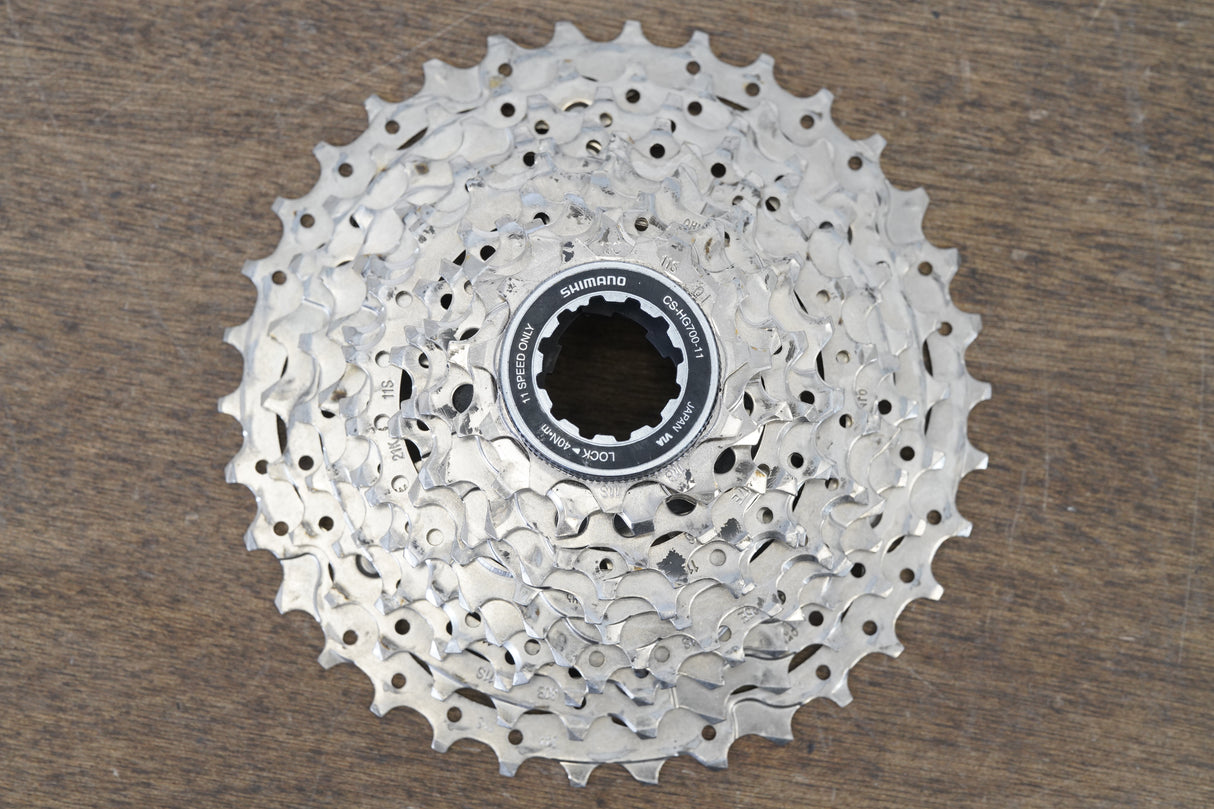 11-34T Shimano 105 CS-HG700 11 Speed Cassette 362g