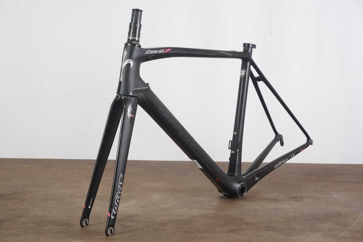 L (Large) Wilier Triestina Zero 7 Carbon Rim Brake Road Frameset Zero.7