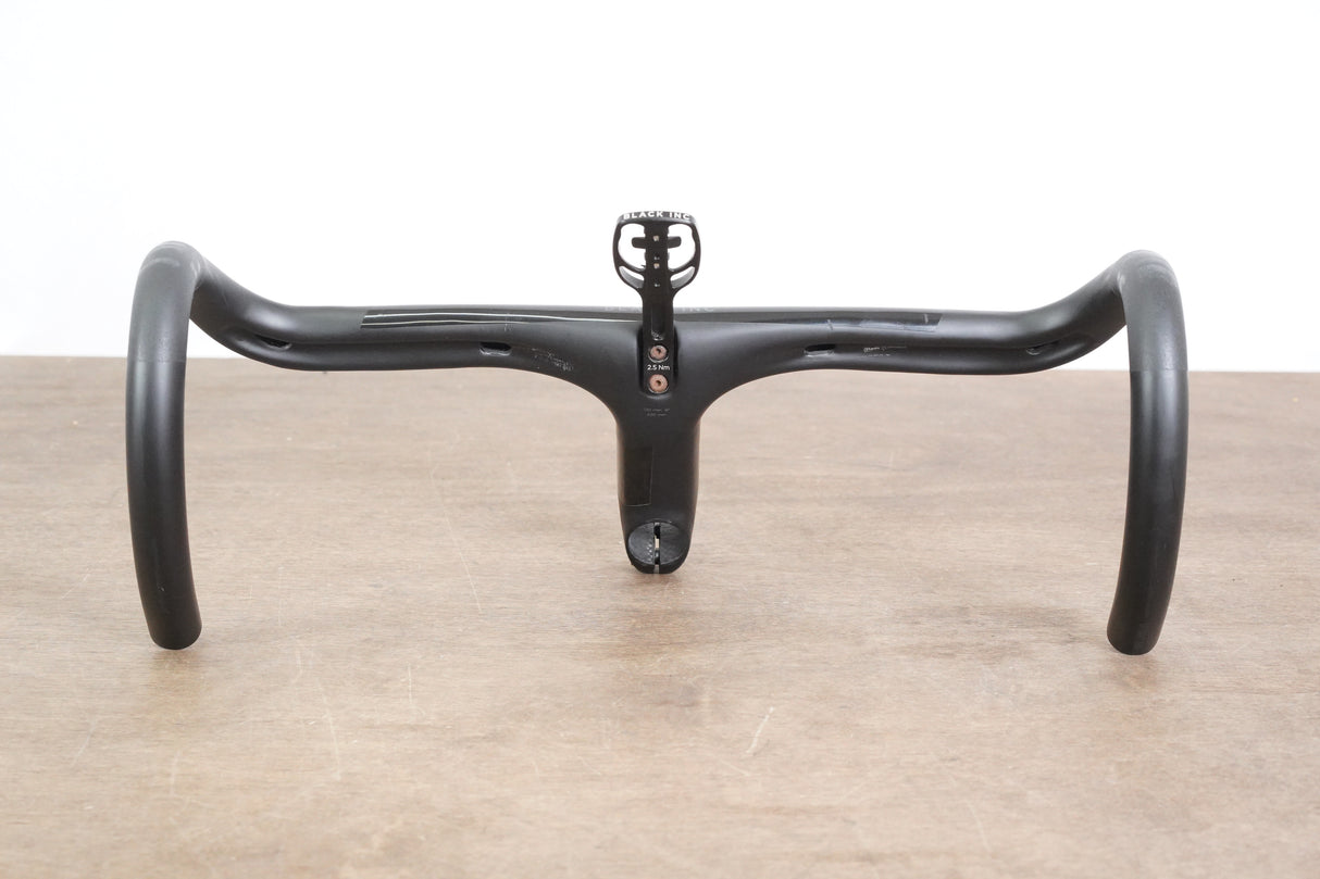 42cm 120mm Black Inc. Carbon Barstem Handlebar + Mount 1 1/8"