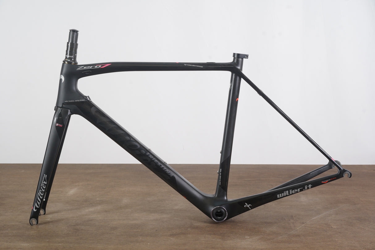 L (Large) Wilier Triestina Zero 7 Carbon Rim Brake Road Frameset Zero.7