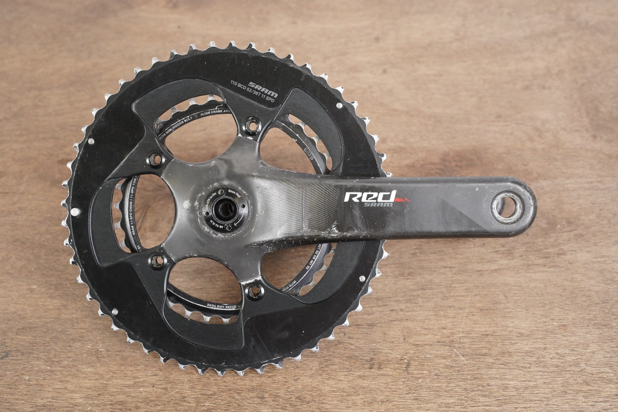 172.5mm 52/36T BB30 SRAM Red 22 11 Speed Carbon Road Crankset