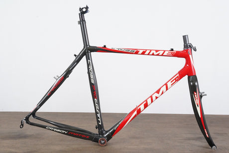 2009 54cm Time Cross ProTeam Carbon Cantilever Rim Brake CX Frameset