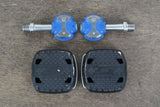 Speedplay Zero Stainless Steel Clipless Road Pedals + Flat Covers 357g