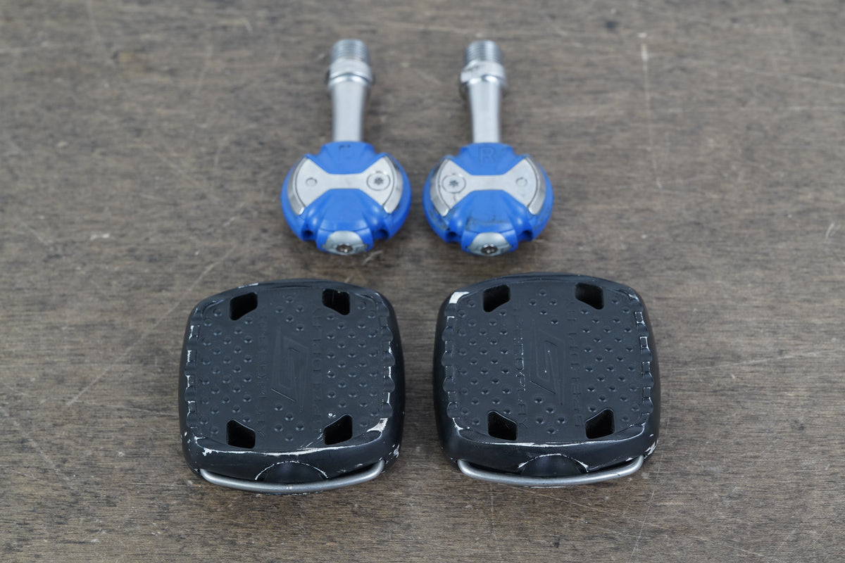 Speedplay Zero Stainless Steel Clipless Road Pedals + Flat Covers 357g