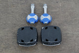 Speedplay Zero Stainless Steel Clipless Road Pedals + Flat Covers 357g