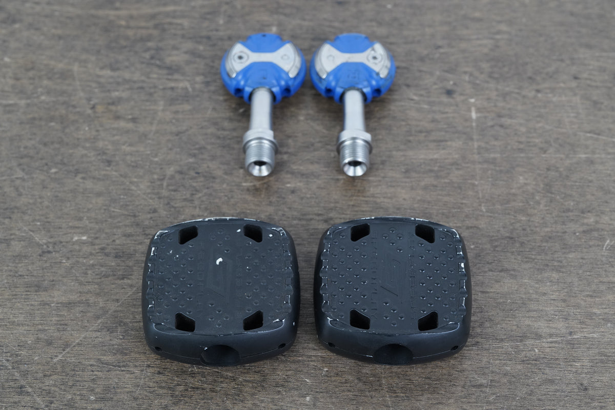 Speedplay Zero Stainless Steel Clipless Road Pedals + Flat Covers 357g