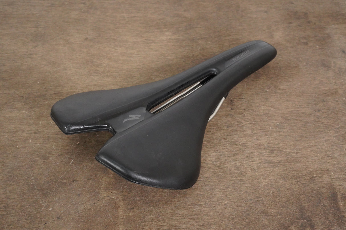*Damaged* 155mm Specialized Toupe Expert Titanium Rail Road Saddle 236g