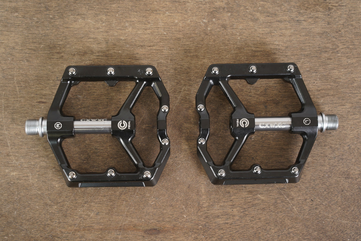 CXWXC Alloy Flat Platform Road MTB Platform Pedals 394g