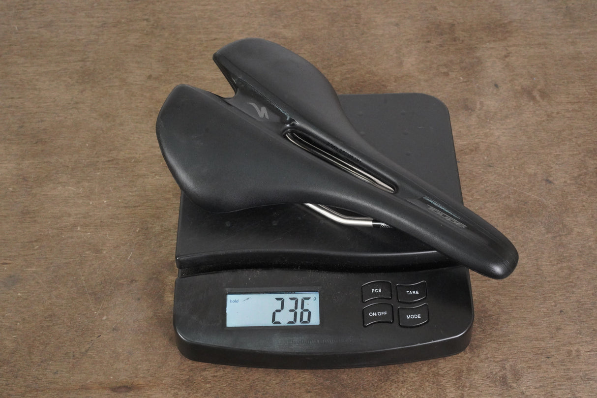 *Damaged* 155mm Specialized Toupe Expert Titanium Rail Road Saddle 236g