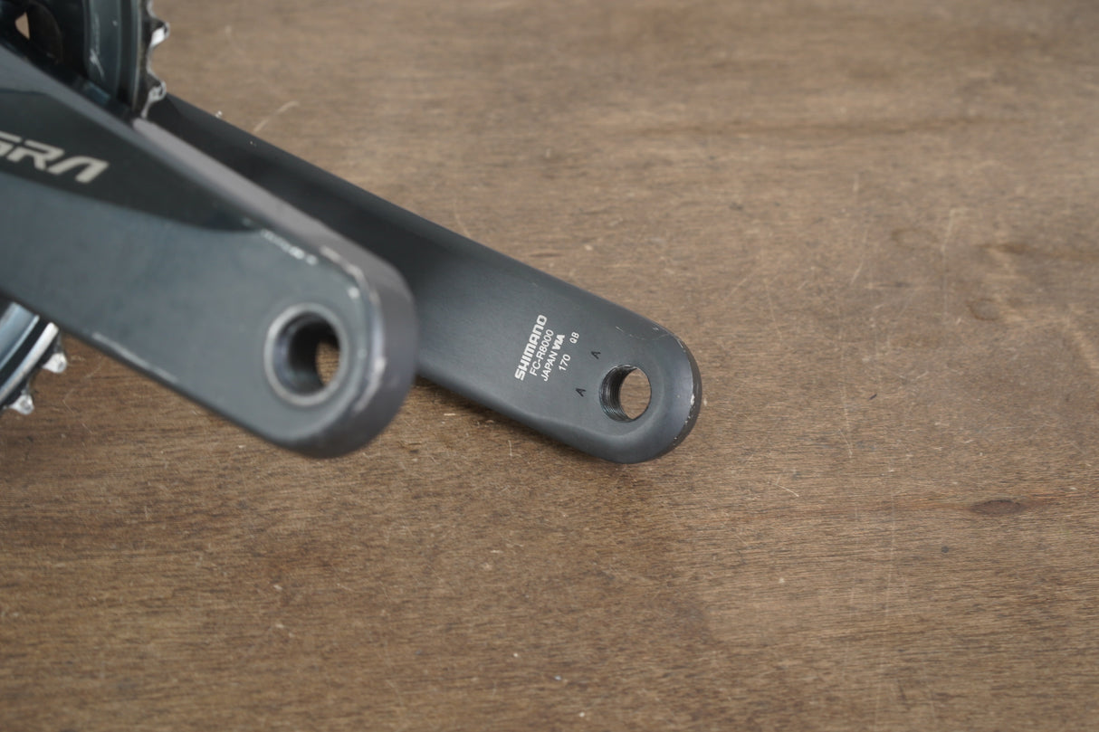 170mm 50/34T Shimano Ultegra FC-R8000 11 Speed Crankset 8000