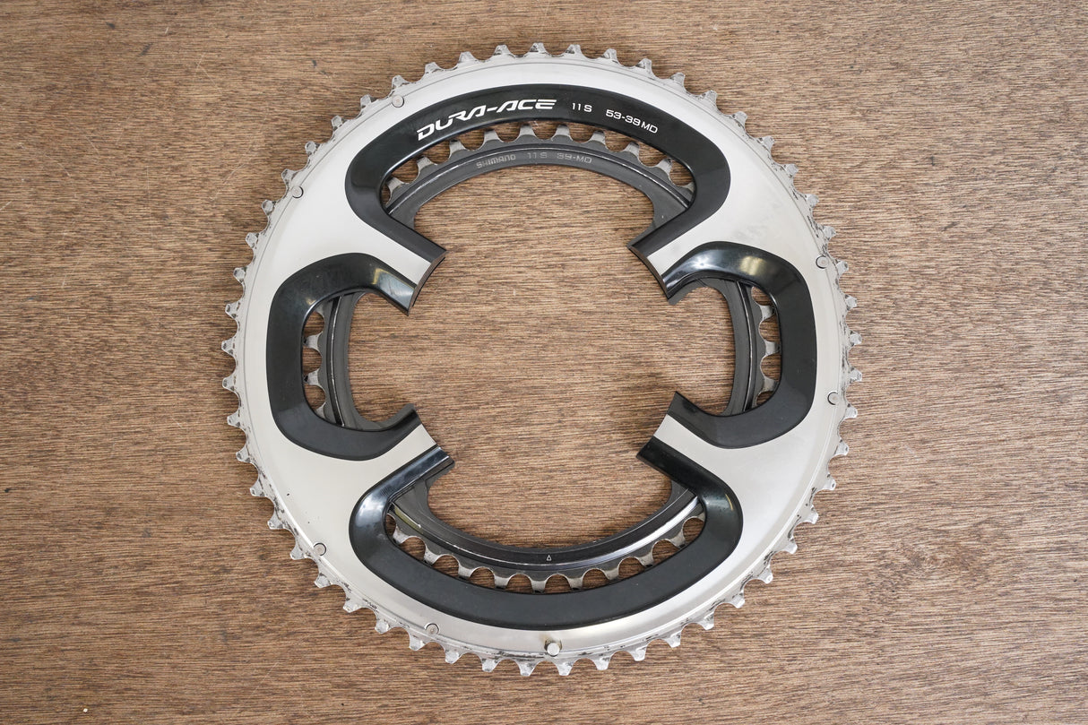 53/39T Shimano Dura-Ace FC-9000 11 Speed Standard Chainrings