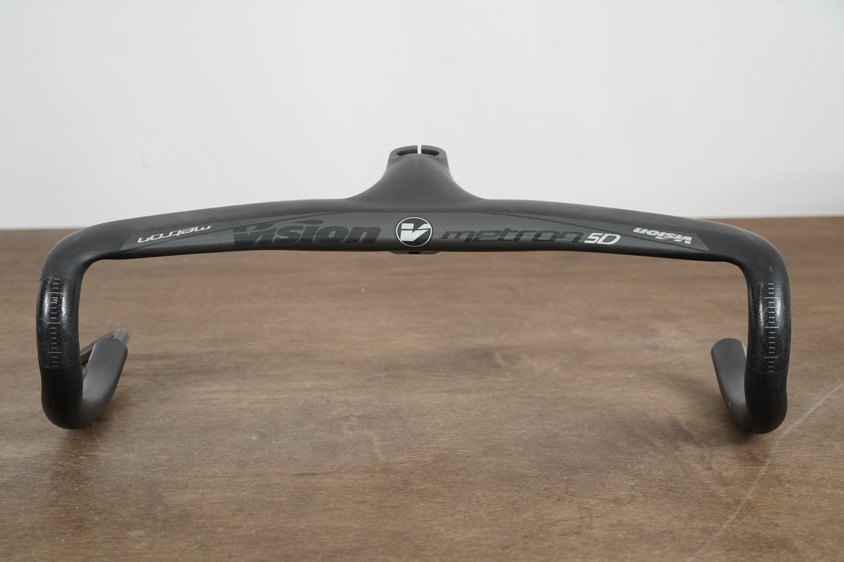 42cm 100mm -6 Degree Vision Metron 5D Integrated Carbon Barstem Handlebar 1 1/8"